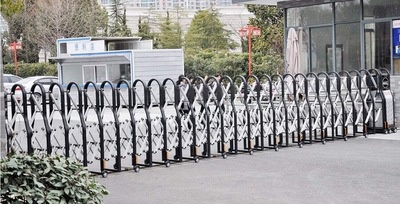 電動(dòng)不銹鋼伸縮門